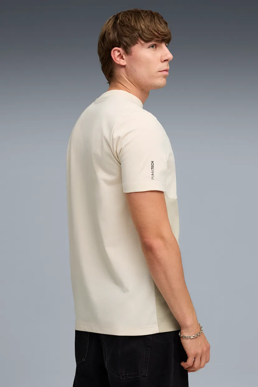 Мужская бежевая футболка PUMATECH Tee Men 3