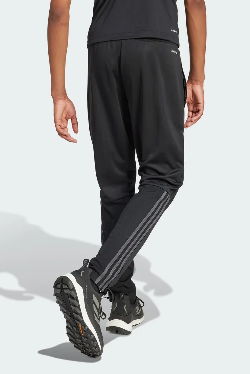 Мужские черные спортивные брюки Sereno AEROREADY Cut 3-Stripes Regular Slim Tapered 3