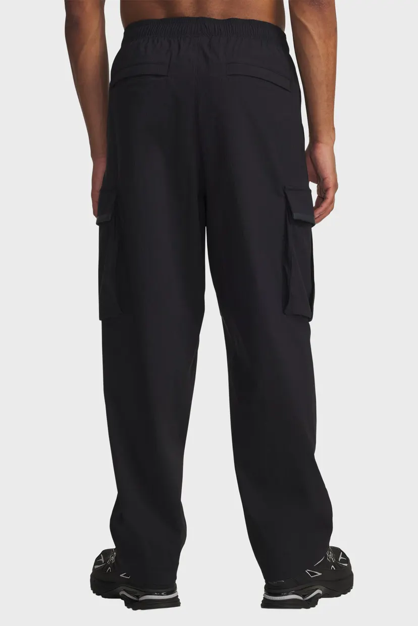 Мужские черные спортивные брюки UA UNSTPBLE TXTR WOVEN CARGO 3