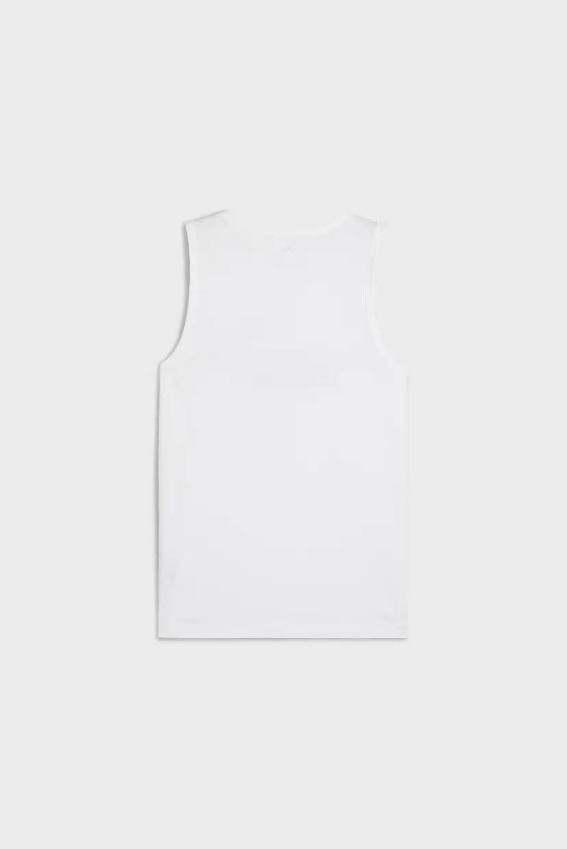 Мужская белая майка Essentials No. 1 Logo Tank Men 5