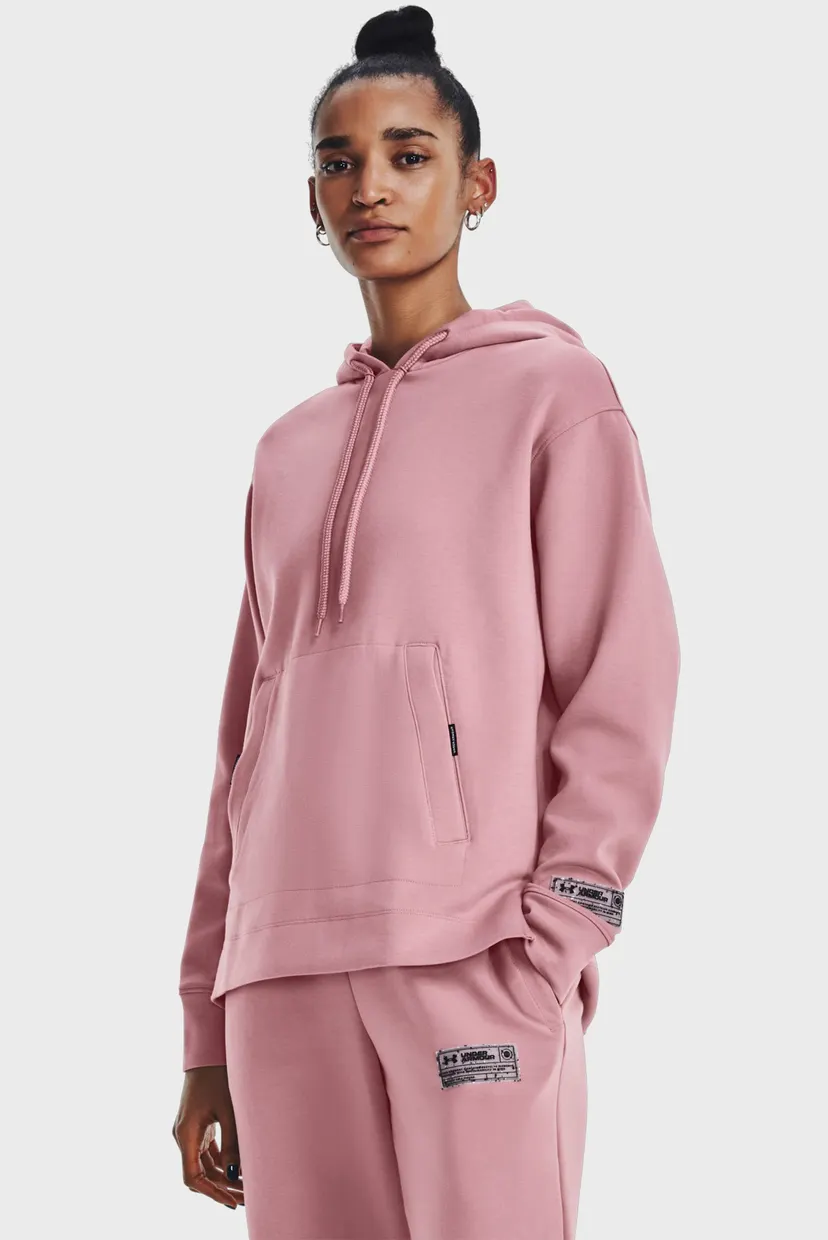 Рожеве худі UA Summit Knit Hoodie (унісекс) 3