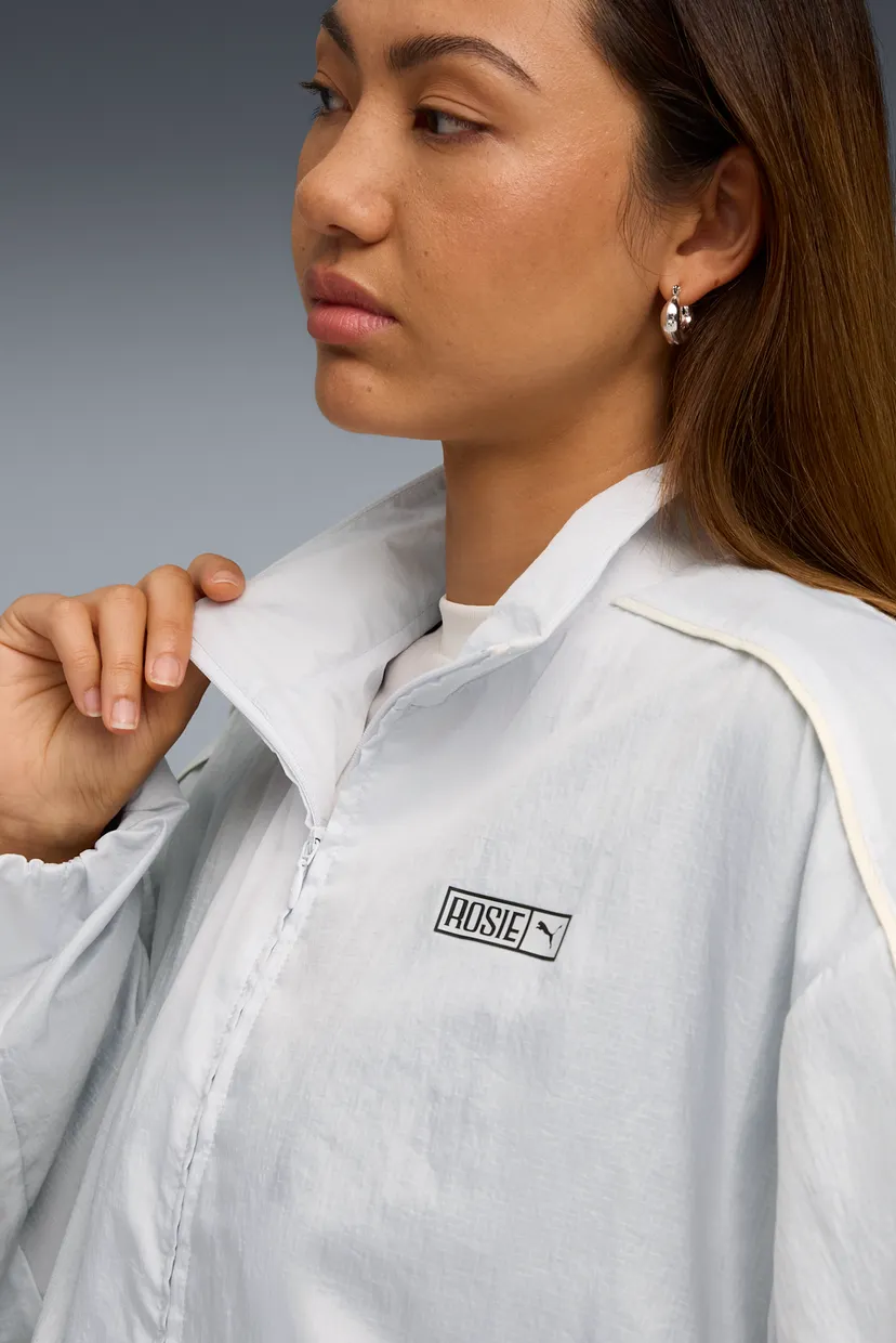 Женская белая спортивная кофта PUMA x ROSÉ T7 Track Jacket Women 4