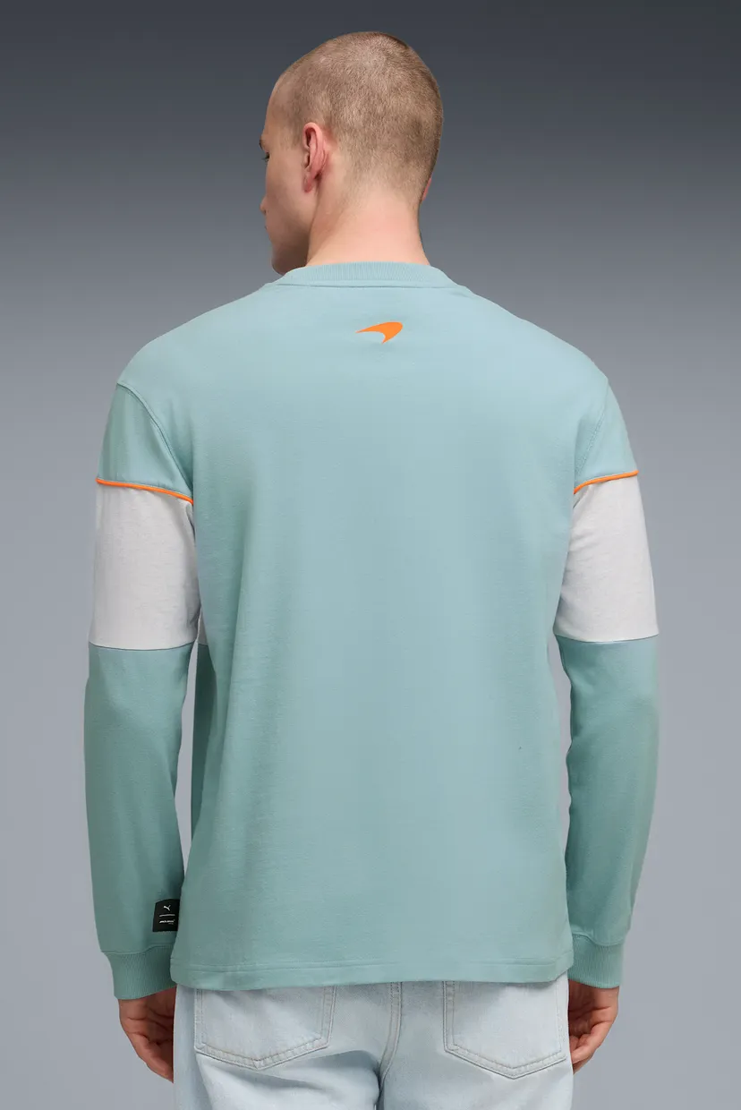 Чоловічий м'ятний світшот McLAREN RACING Lifestyle Relaxed Sweatshirt Men 3