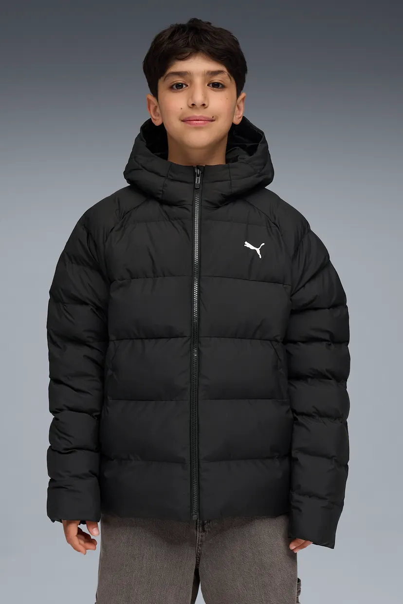 Дитяча чорна куртка Hooded Puffer Jacket Youth 3