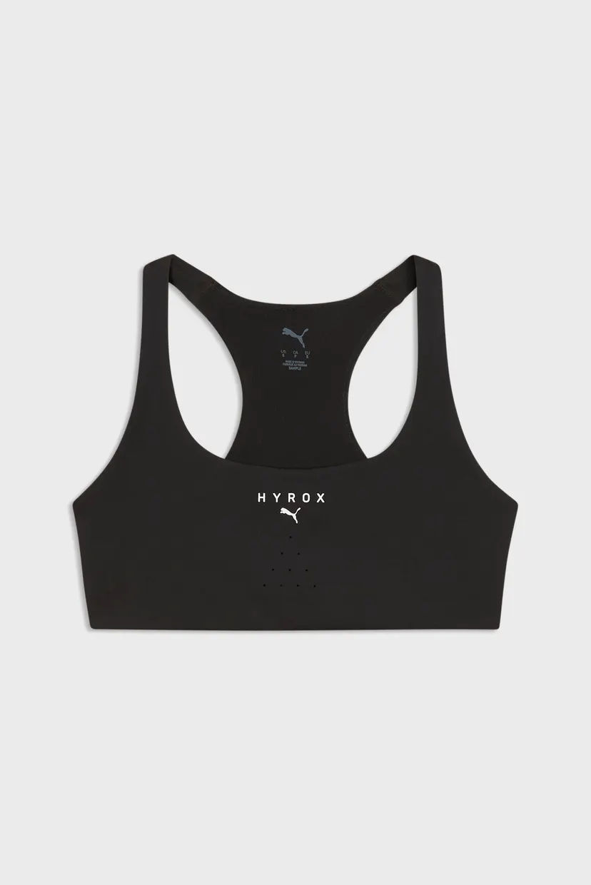 Жіночий чорний топ PUMA x HYROX Tech Sports Bra Women 4