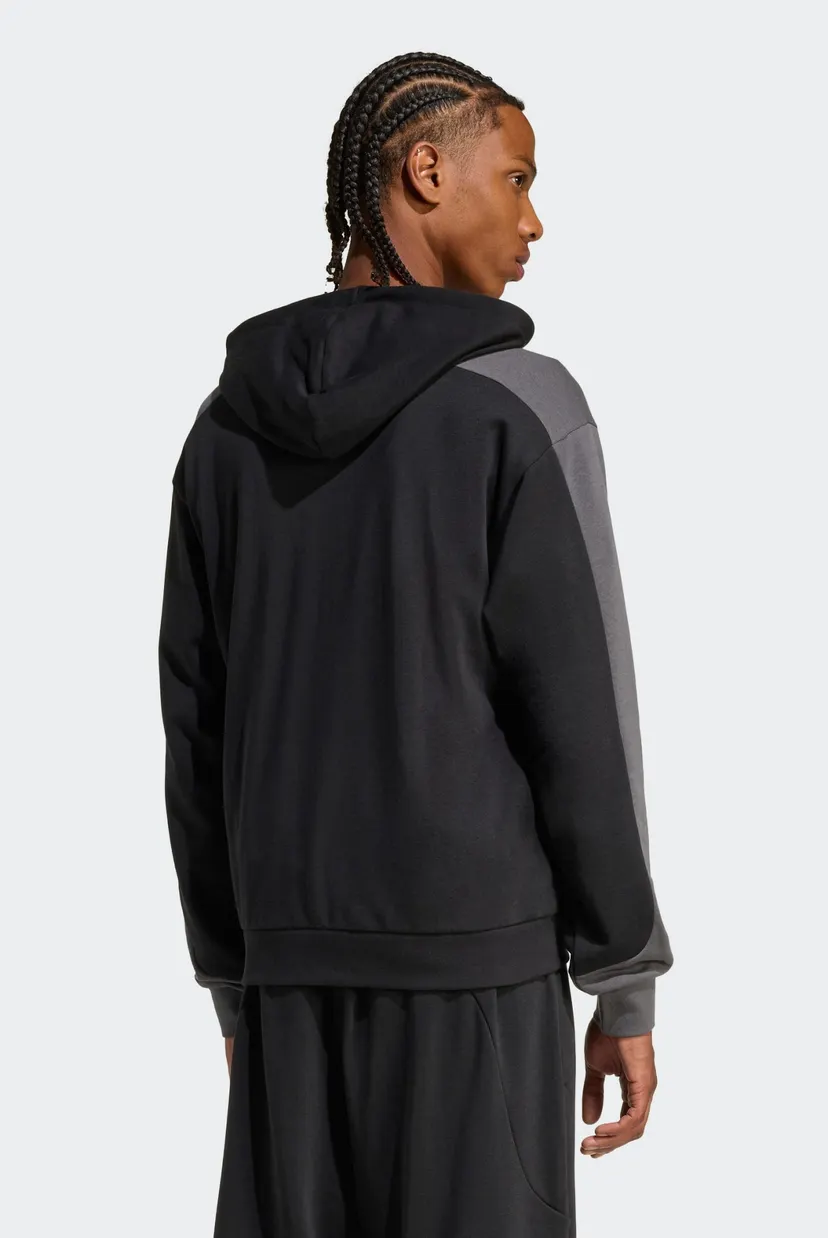 Мужское черное худи M COLLEGIATE FZ adidas KH2762 — MD-Fashion