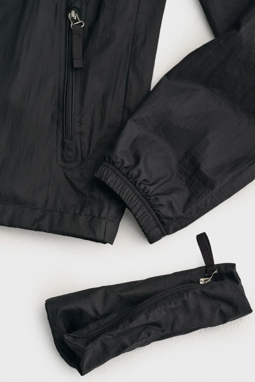 Мужская черная ветровка PACKABLE LIGHTWEIGHT WINDBREAKER 6