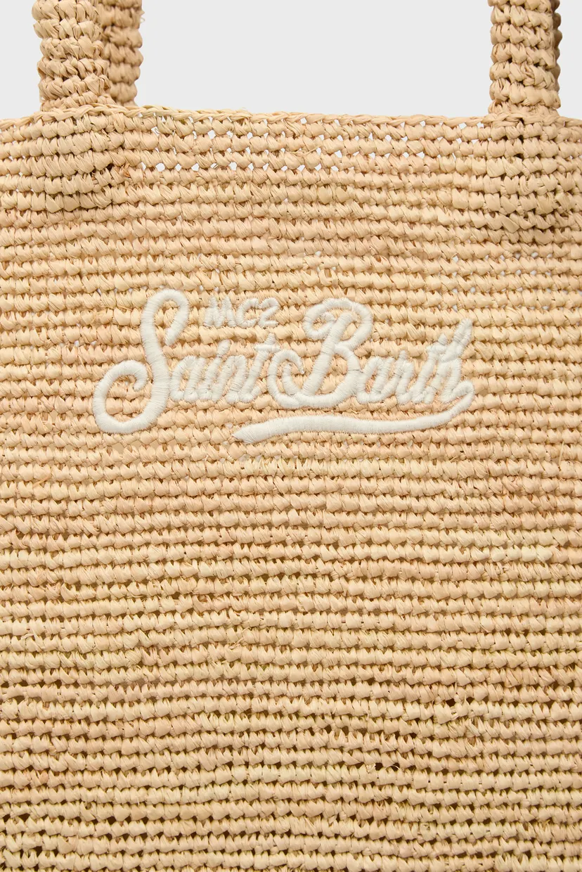 Жіноча бежева сумка RAFFIA BEACH 5