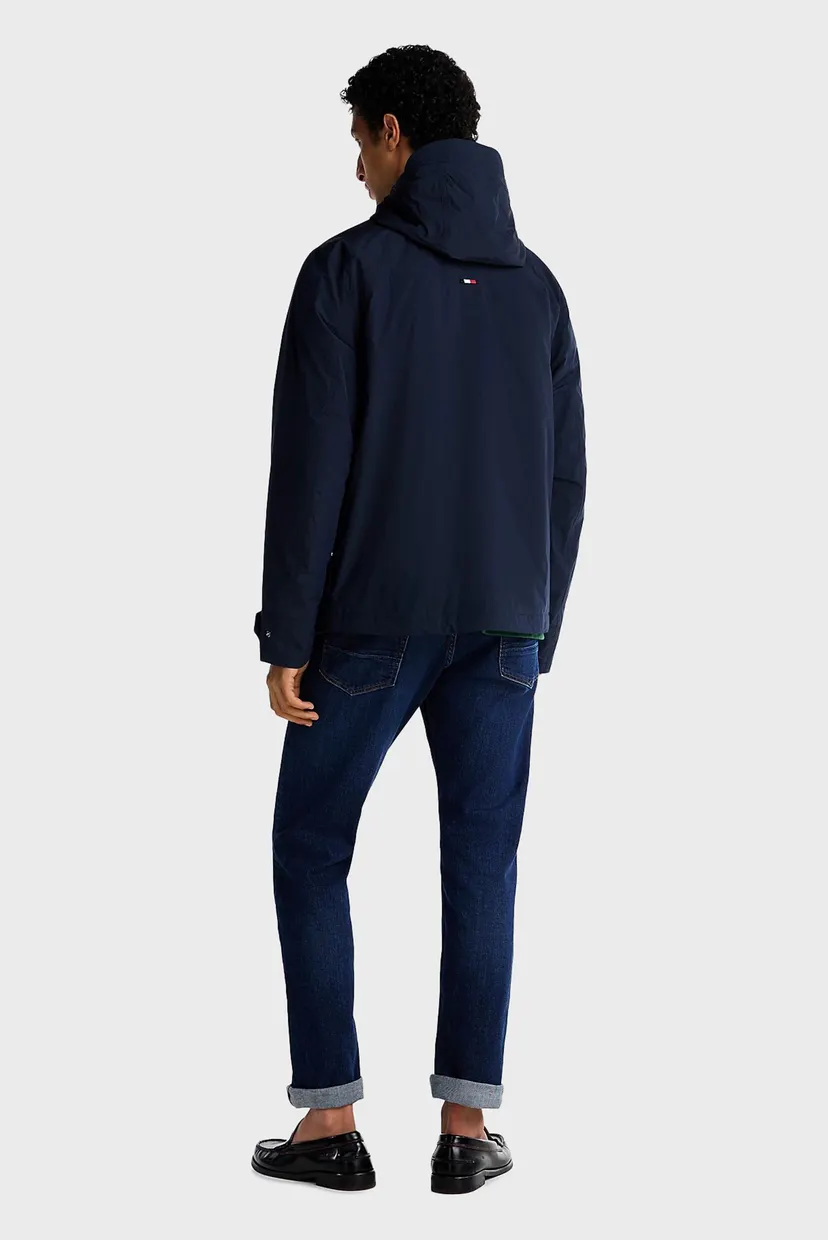 Чоловіча темно-синя куртка LW PACKABLE HOODED JKT 3