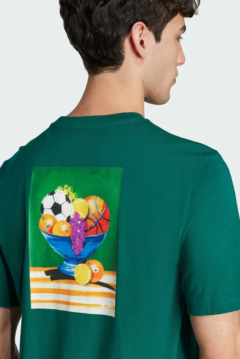 Чоловіча зелена футболка Lounge Still Life Bowl Graphic 5