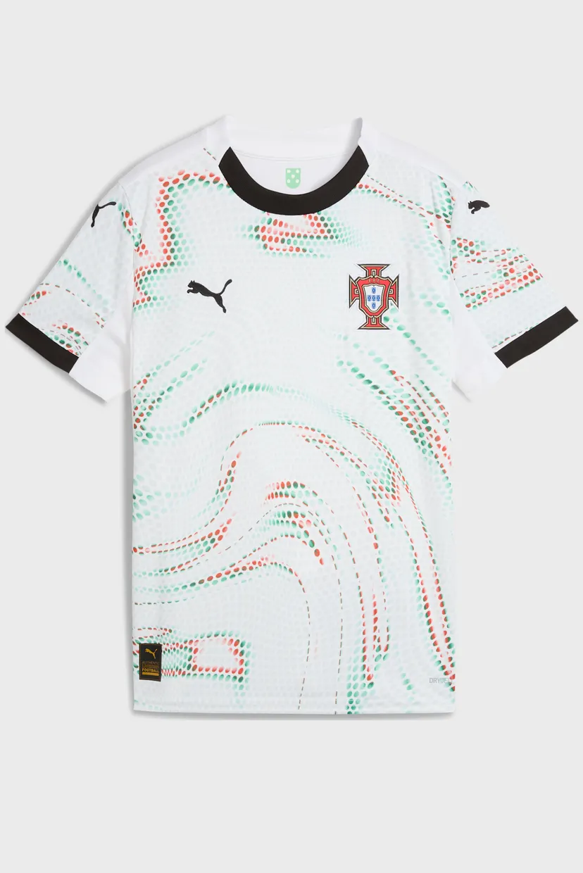 Дитяча біла футболка з візерунком Portugal 2025 Away Jersey Youth 5
