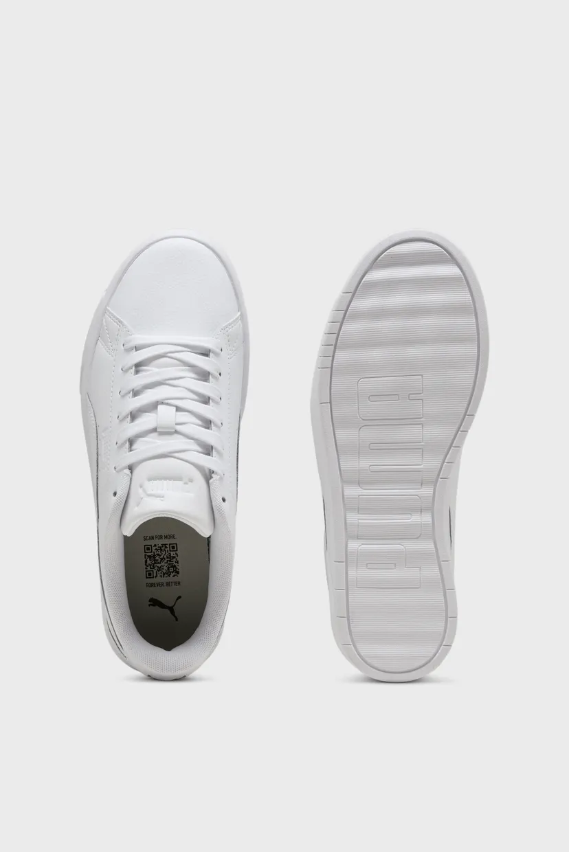 Женские белые кожаные сникерсы Jada Classic Sneakers Women 4