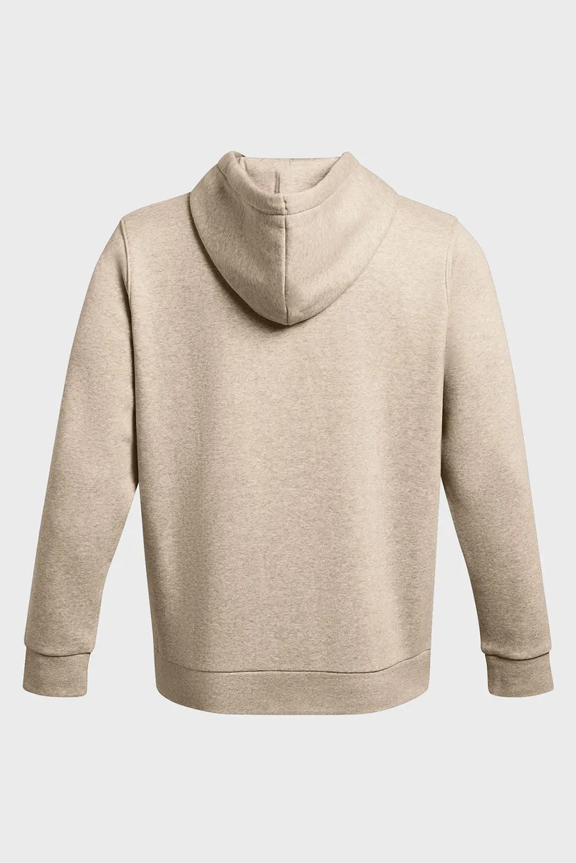 Чоловіче бежеве худі UA Icon Fleece Hoodie 5