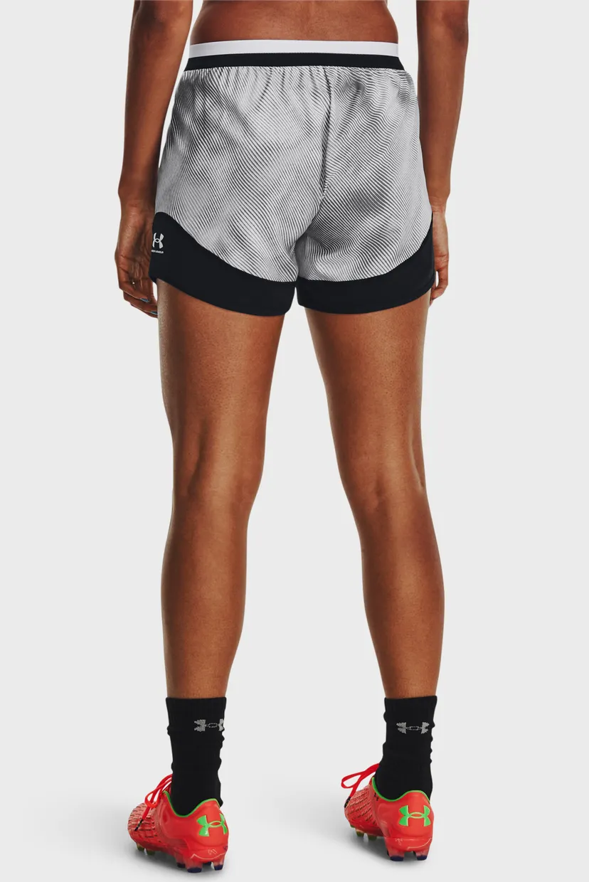 Женские серые шорты в полоску UA W's Ch. Pro Short PRNT 3