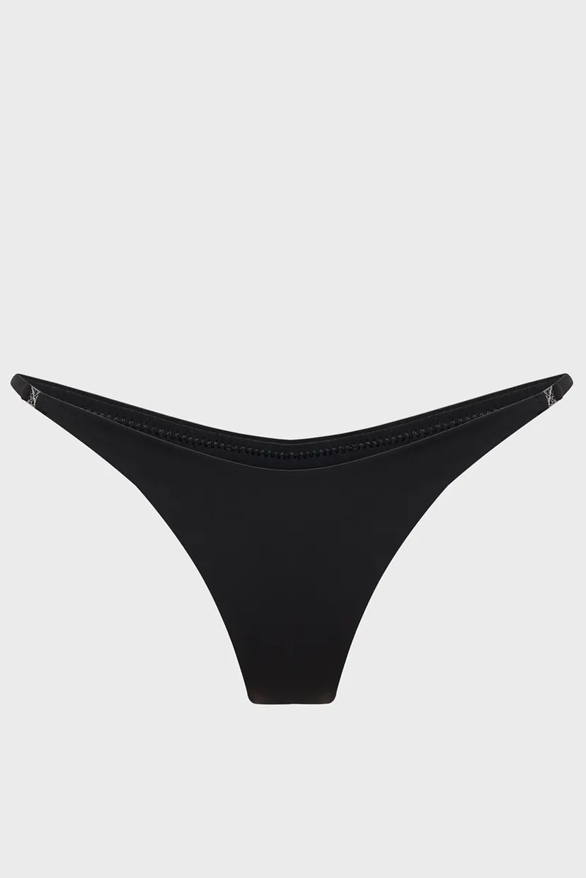 Женские черные трусики от купальника BIKINI 7