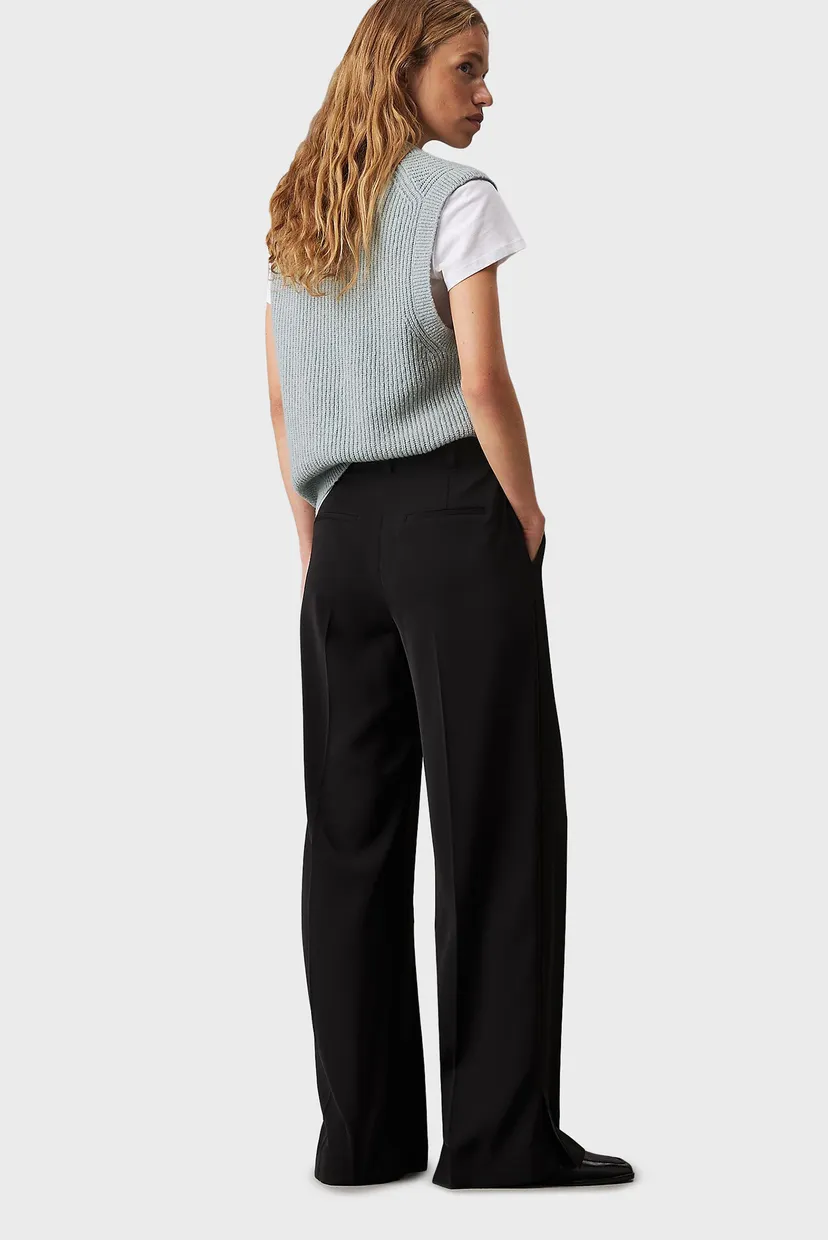 Жіночі чорні брюки SOFT TWILL SLIM LEG PANT 3