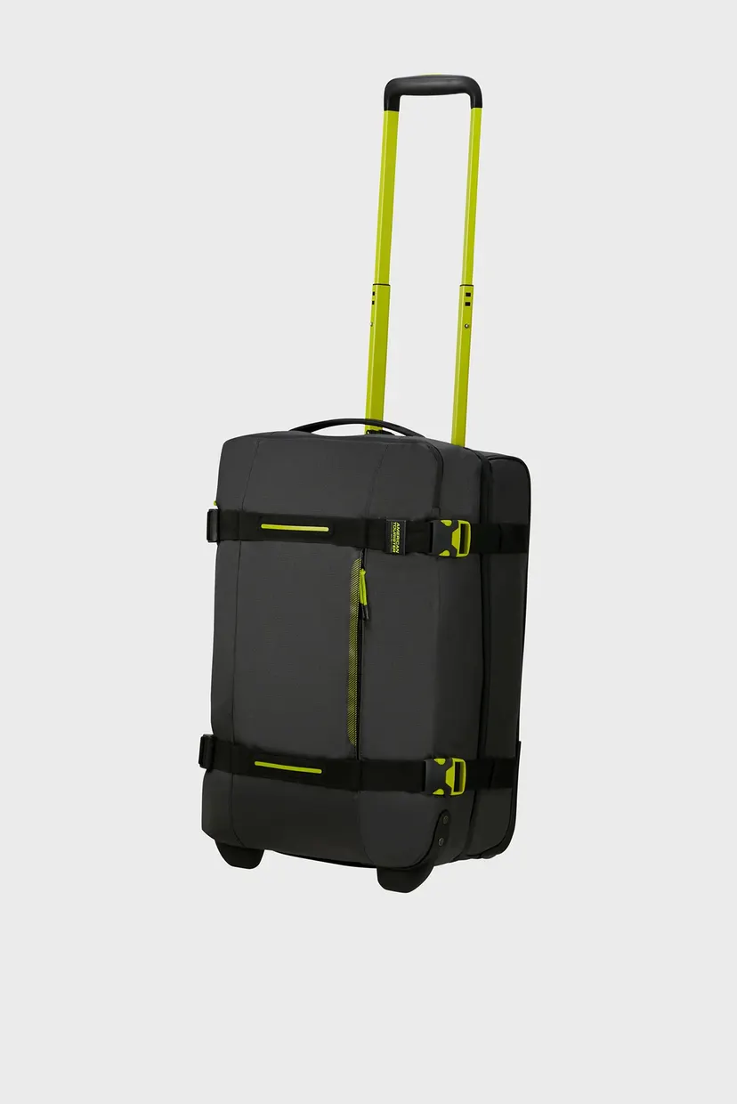 Чорна валіза URBAN TRACK BLACK/LIME 4