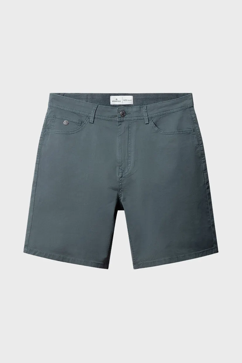 Мужские зеленые шорты regular fit 7
