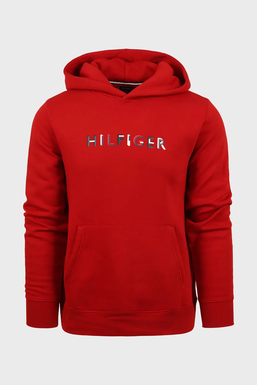 Чоловіче червоне худі RWB HILFIGER HOODY 7
