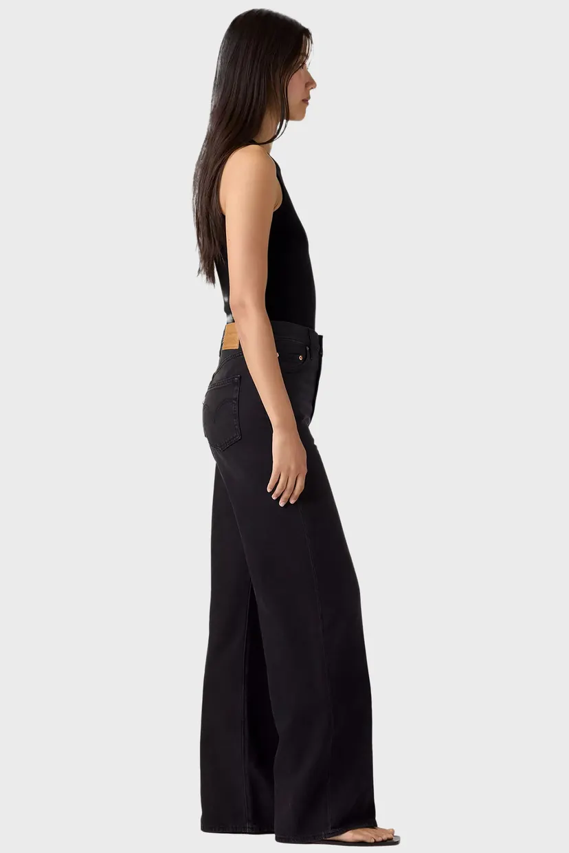 Жіночі чорні джинси Ribcage Wide Leg 3