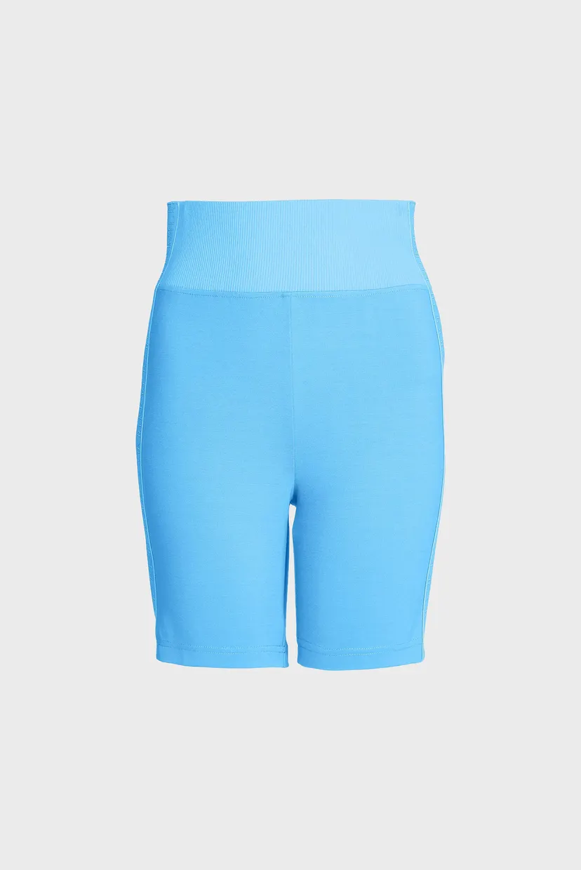 Женские голубые велосипедки LOGO TAPE MILANO CYCLING SHORTS 5