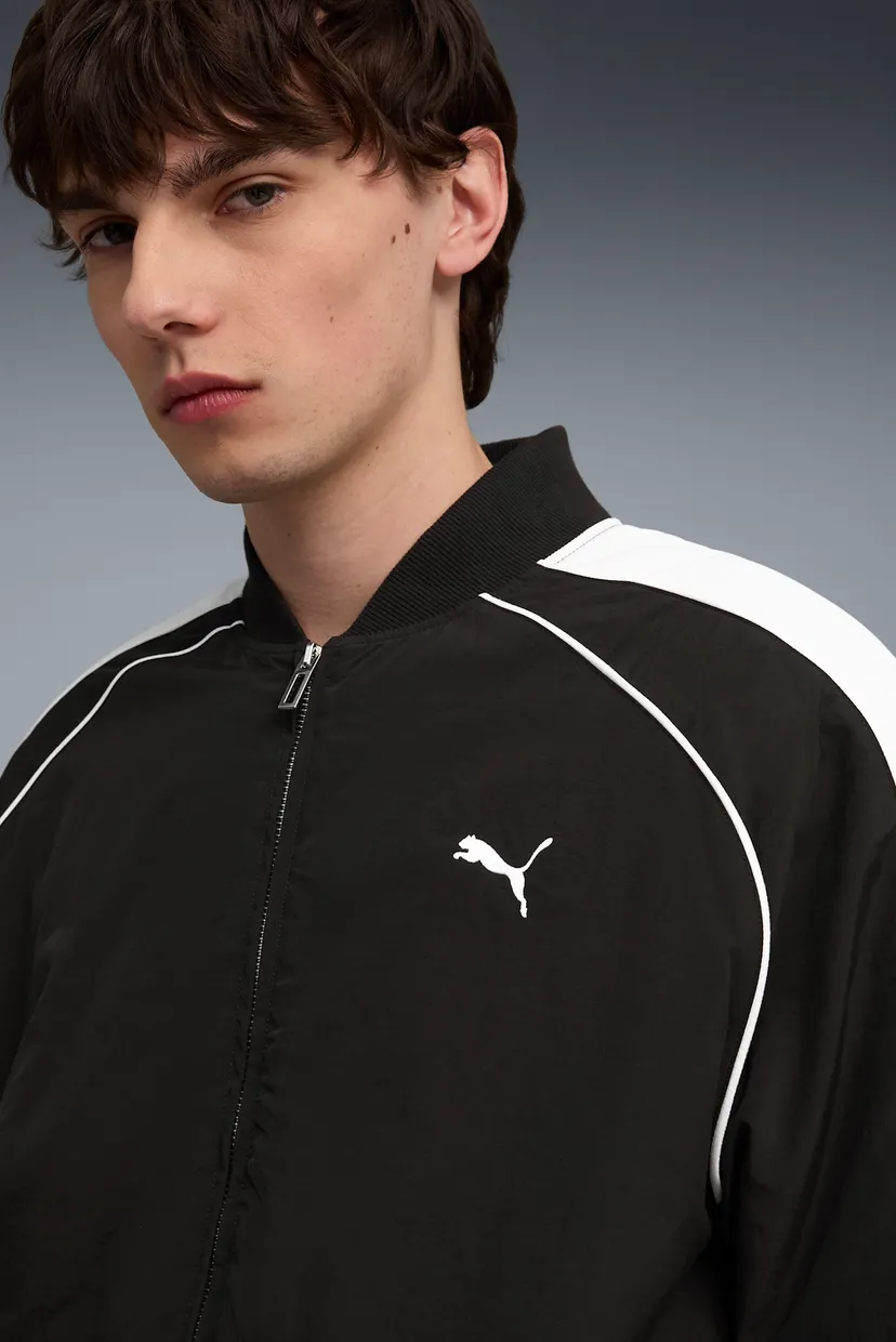 Чорний бомбер T7 Bomber Jacket Unisex (унісекс) 4