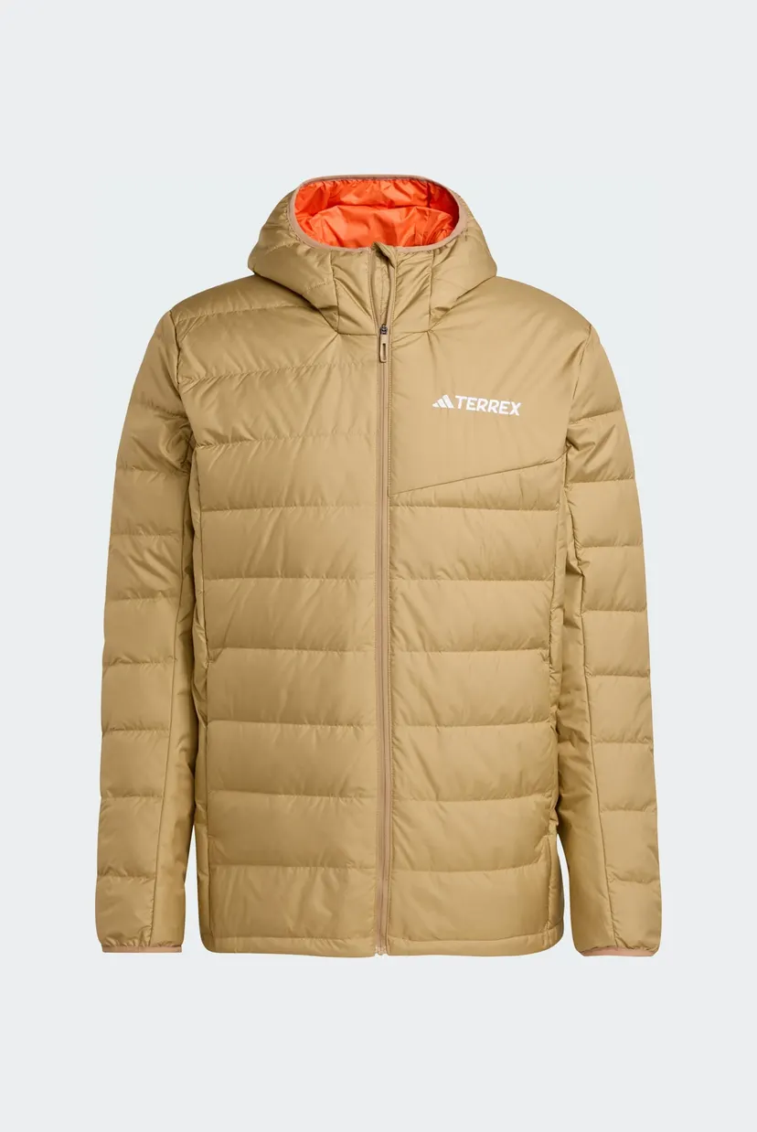 Мужской горчичный пуховик Terrex Multi Light CLIMAWARM Hooded 6