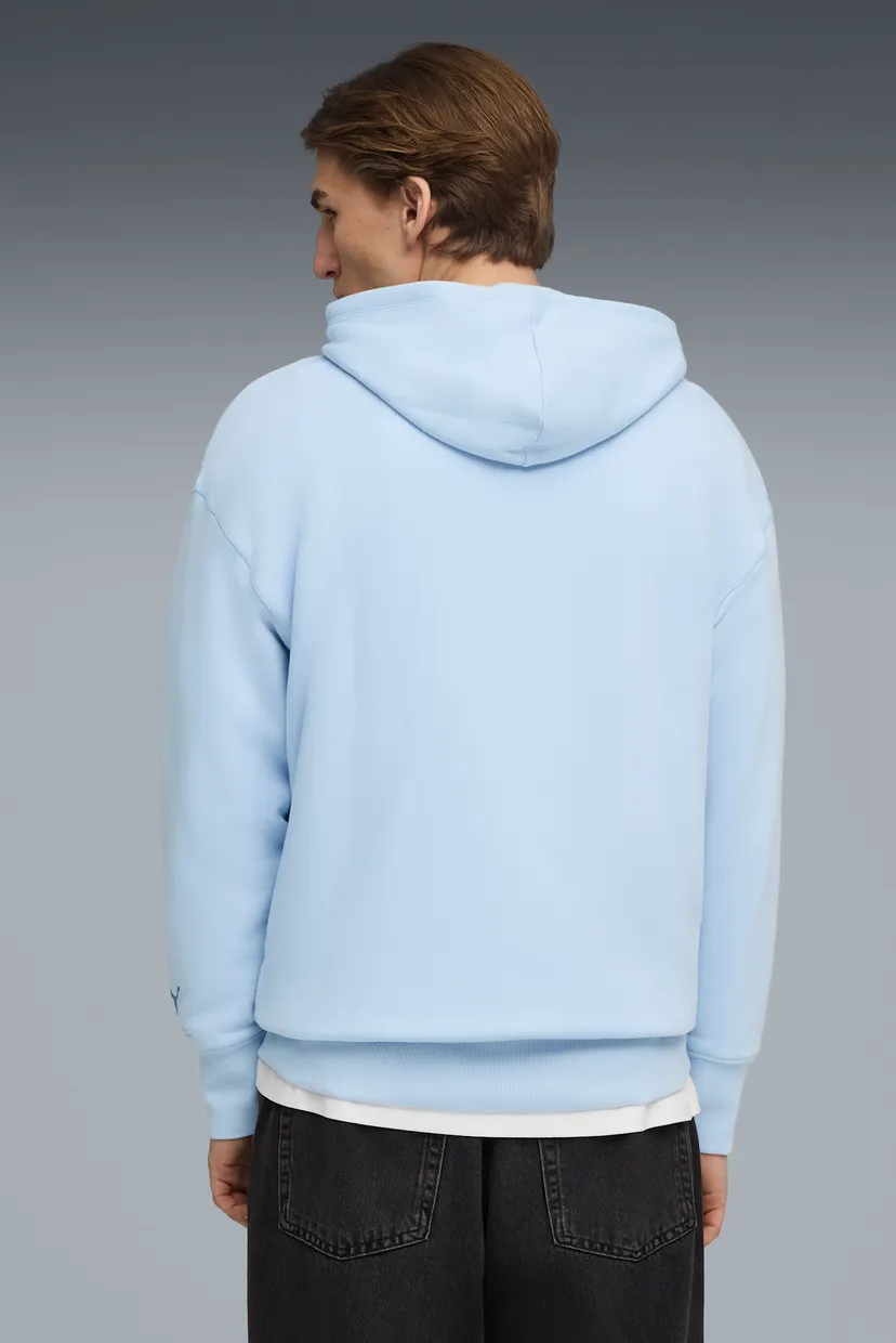Блакитне худі Premium Essentials Relaxed Graphic Hoodie Unisex (унісекс) 3