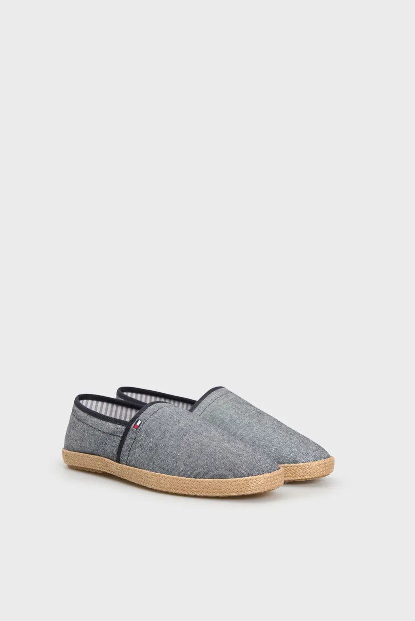 Мужские синие эспадрильи HILFIGER CHAMBRAY ESPADRILLE 3
