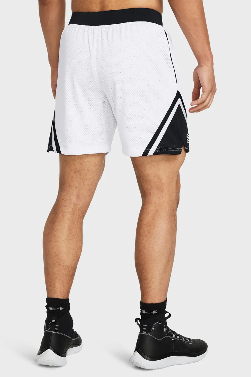Мужские белые шорты Curry Mesh Short 4 3