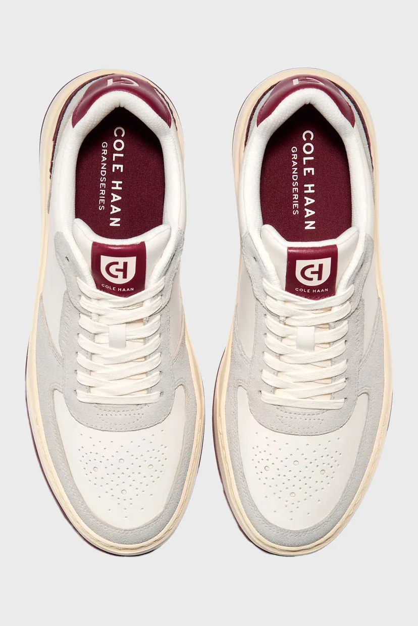 Мужские белые кожаные сникерсы GrandPrø Crossover Sneaker 4