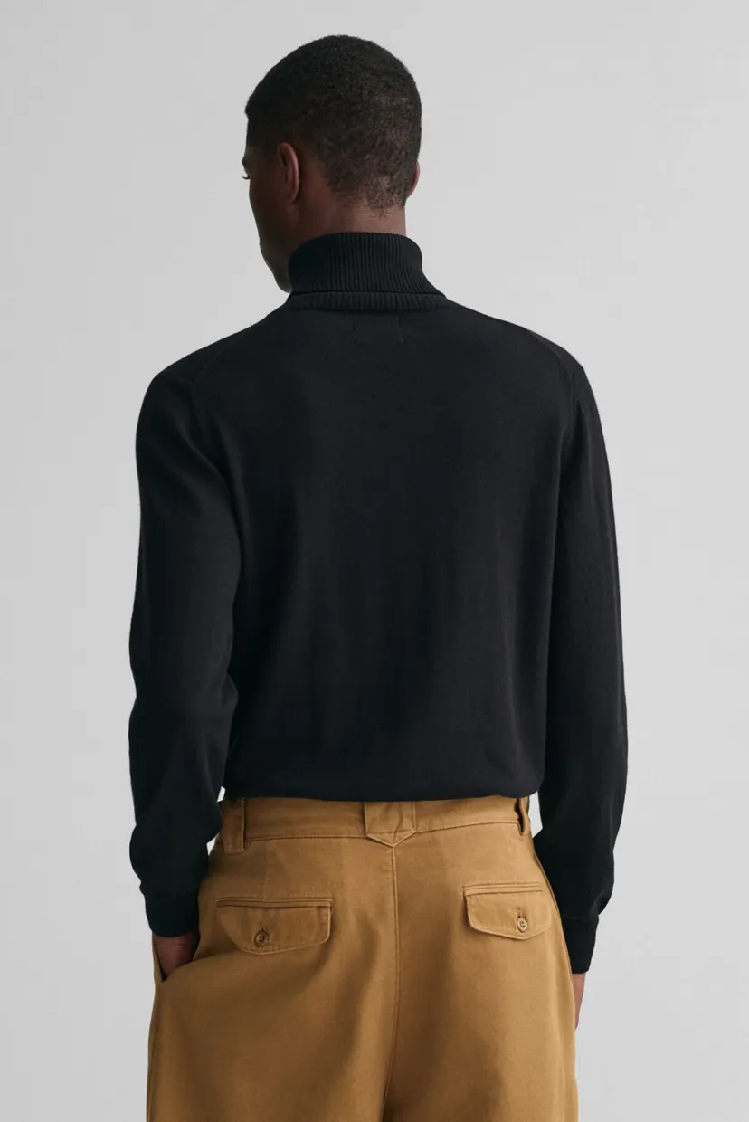 Чоловічий чорний гольф ROLLNECK 3