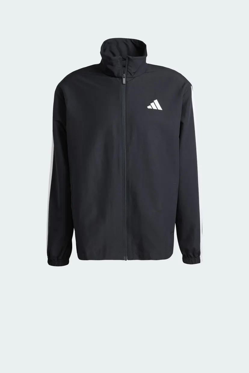 Мужской черный спортивный костюм (кофта, брюки) Sportswear Basic 3-Stripes Woven 6