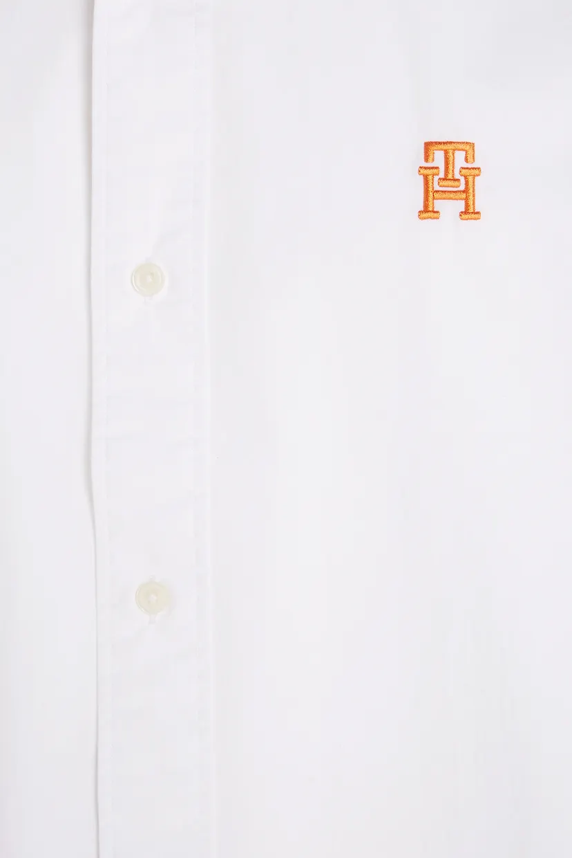 Чоловіча біла сорочка MONOGRAM SOLID 4