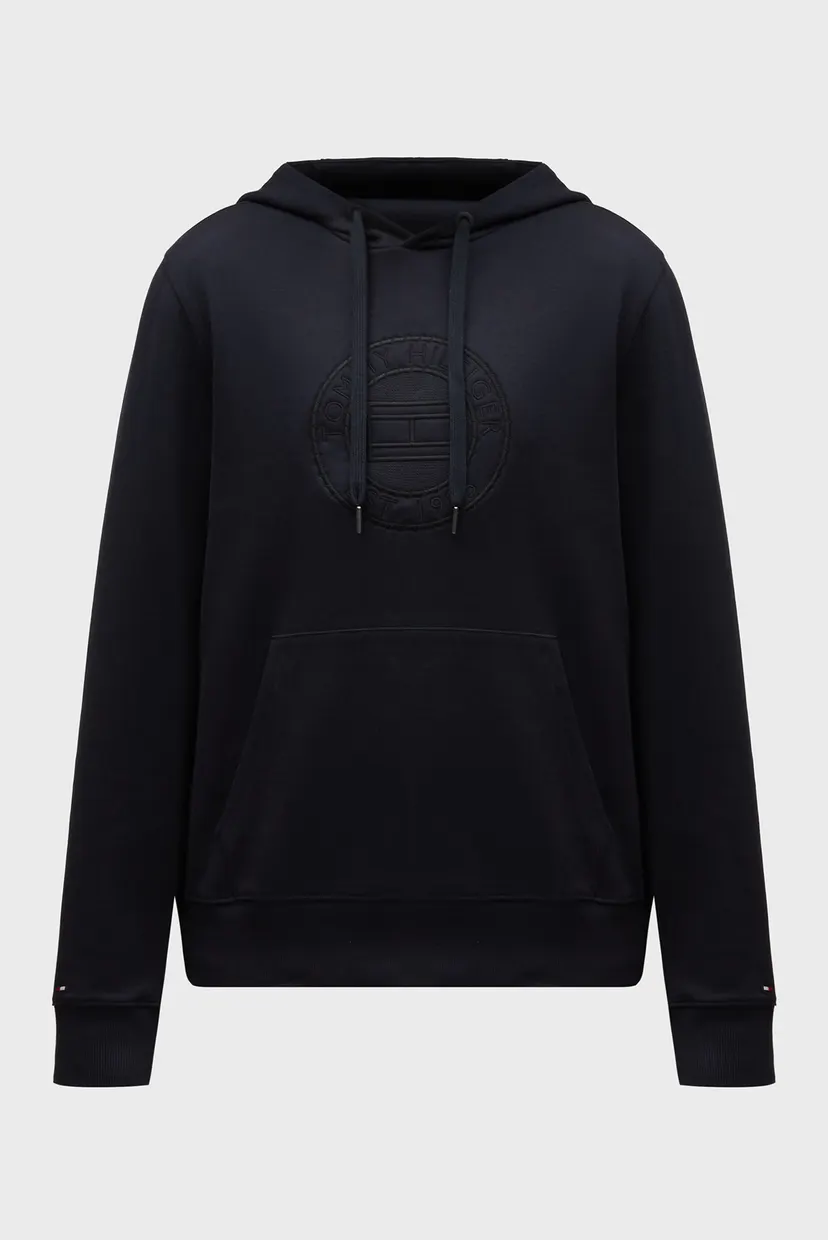 Чоловіче темно-синє худі FLAG ROUNDLE EMBRO HOODY 5