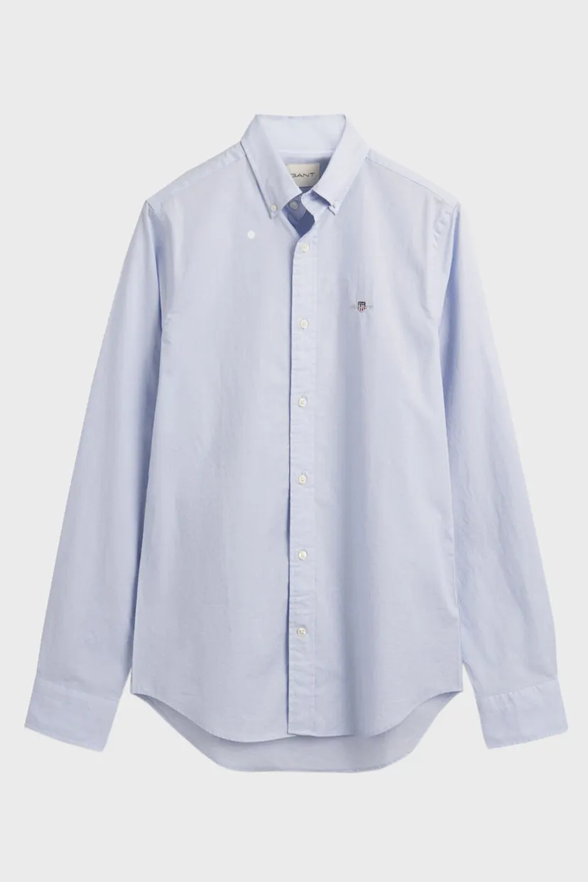 Чоловіча блакитна сорочка SLIM POPLIN 8