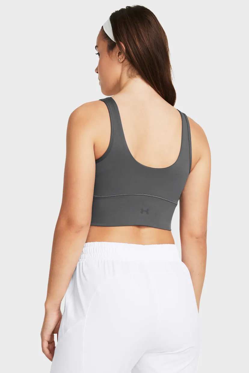 Жіночий сірий топ Meridian Fitted Crop Tank 3