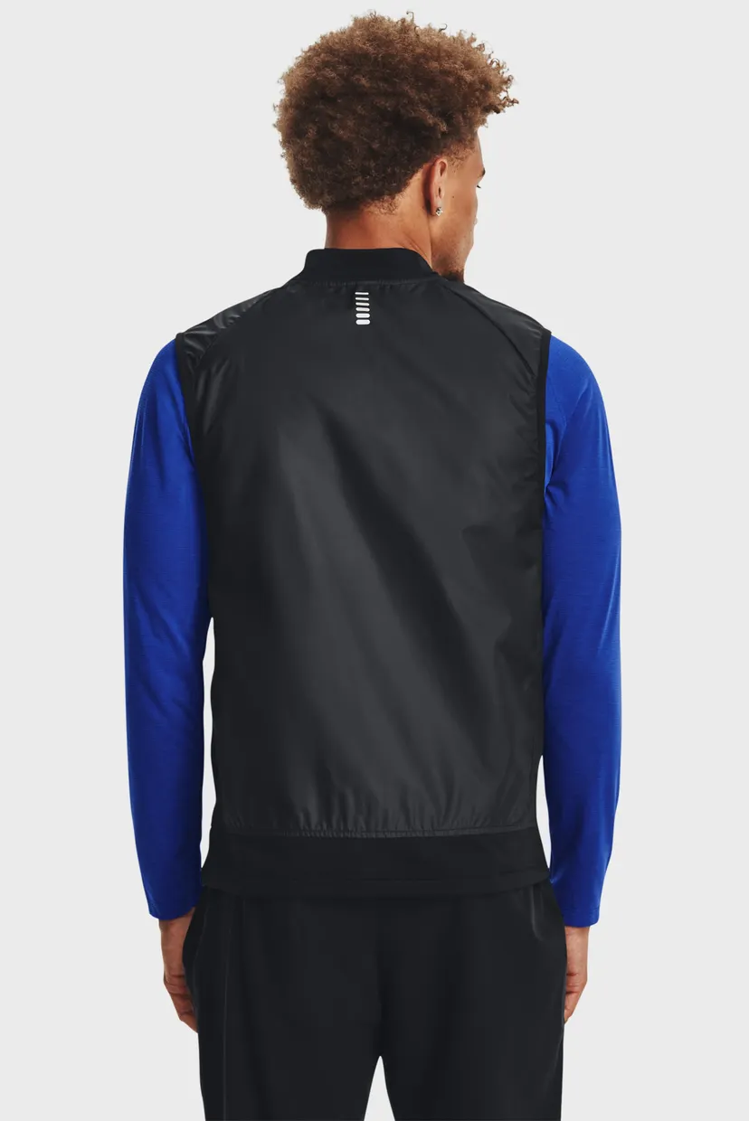 Чоловічий чорний жилет UA STRM INS RUN VEST 3