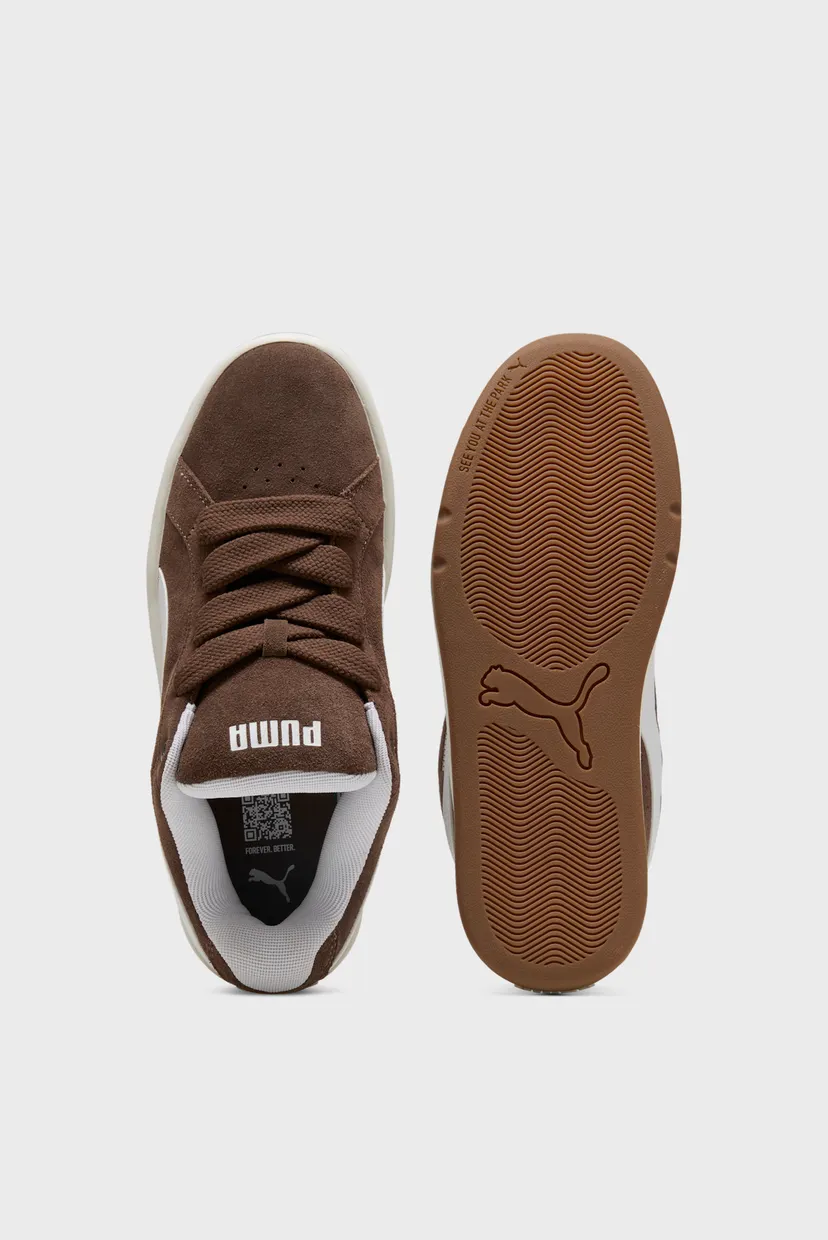 Коричневі замшеві снікерси Park LIfestyle Easy Suede Sneakers Unisex 4