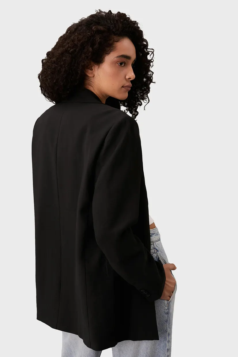 Жіночий чорний жакет VISCOSE BLAZER 3