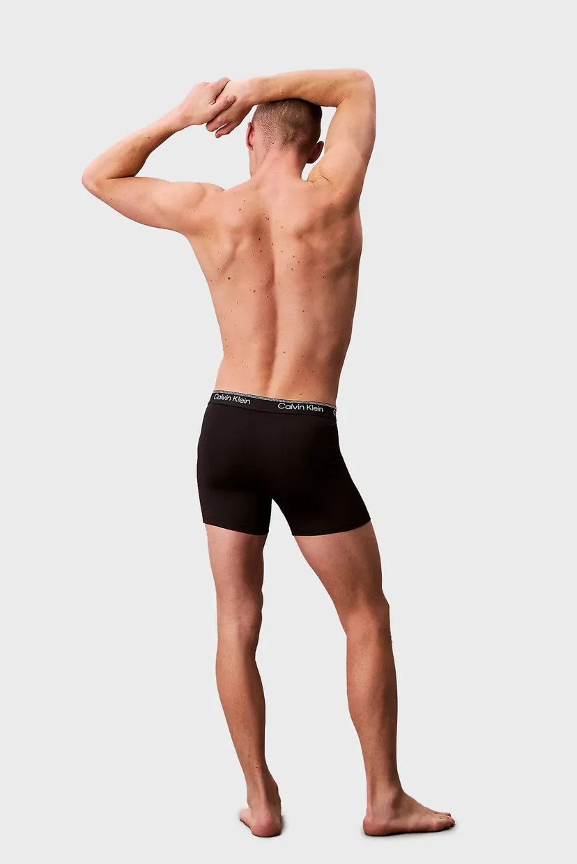 Чоловічі чорні боксери (3 шт) BOXER BRIEF 4