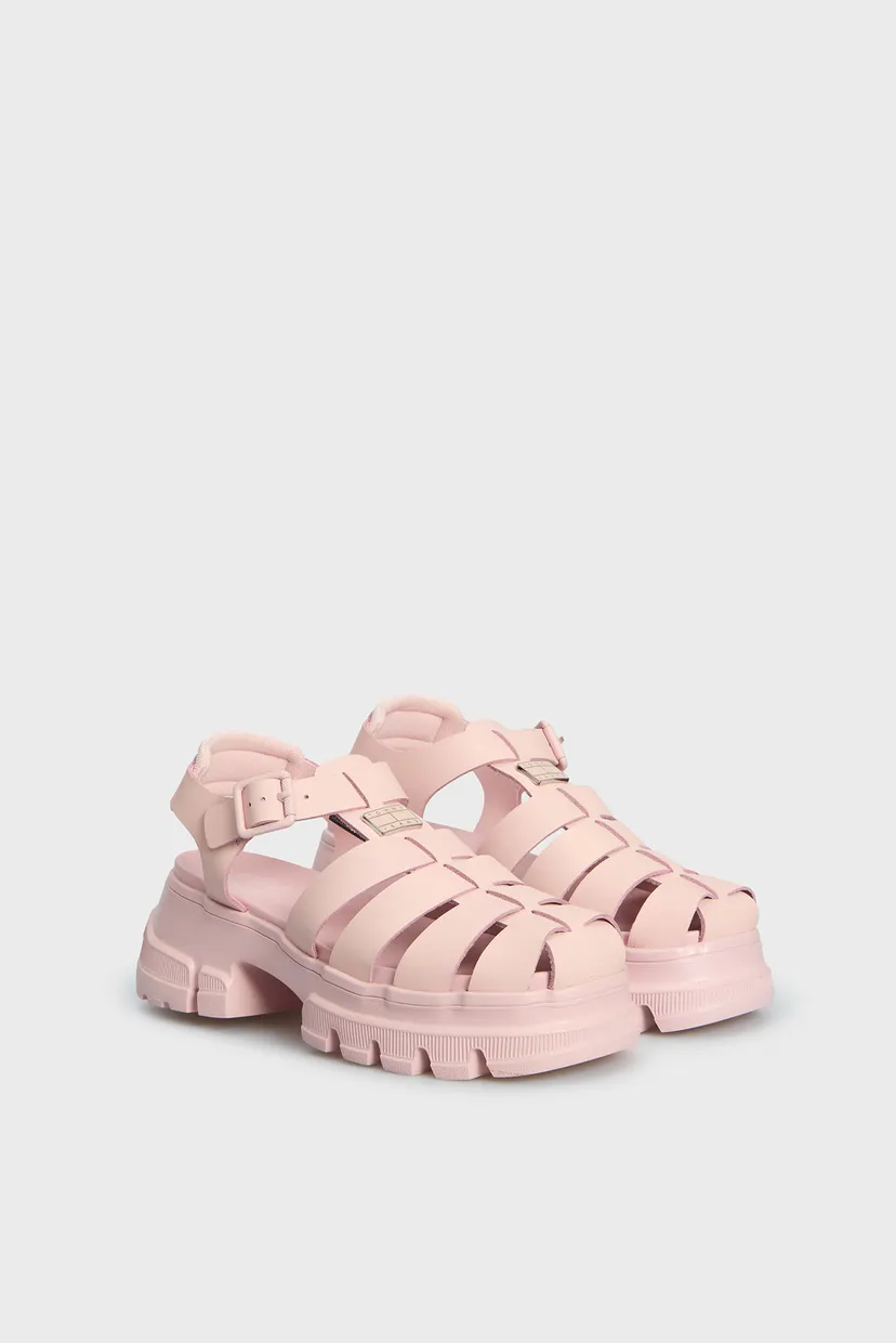 Жіночі рожеві шкіряні сандалі TJW FISHERMAN SANDAL 3