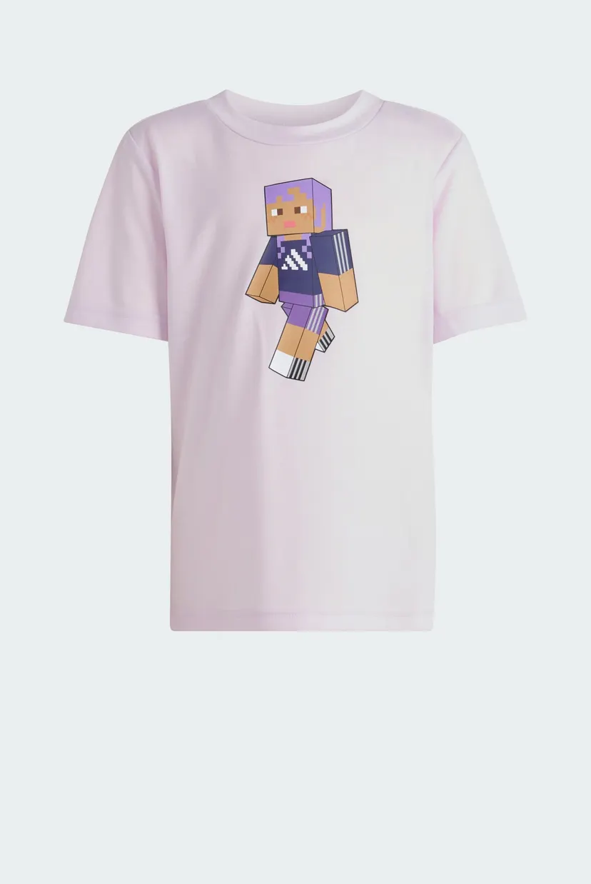 Детская сиреневая футболка ADIDAS MINECRAFT TRAINING 6