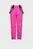 Детские розовые лыжные брюки SALOPETTE TWILL