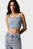 Женский голубой джинсовый топ BRALETTE
