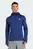 Чоловіче синє худі Own The Run Winterized Hooded Half-Zip