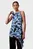 Женский голубой топ с узором Twisted
