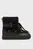 Женские черные луноходы FAUX SHEARLING SNOWBOOT