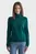 Жіночий зелений вовняний гольф EXTRAFINE LAMBSWOOL ROLLNECK
