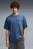 Мужская синяя футболка Select Essentials Wash Tee Oversized Men